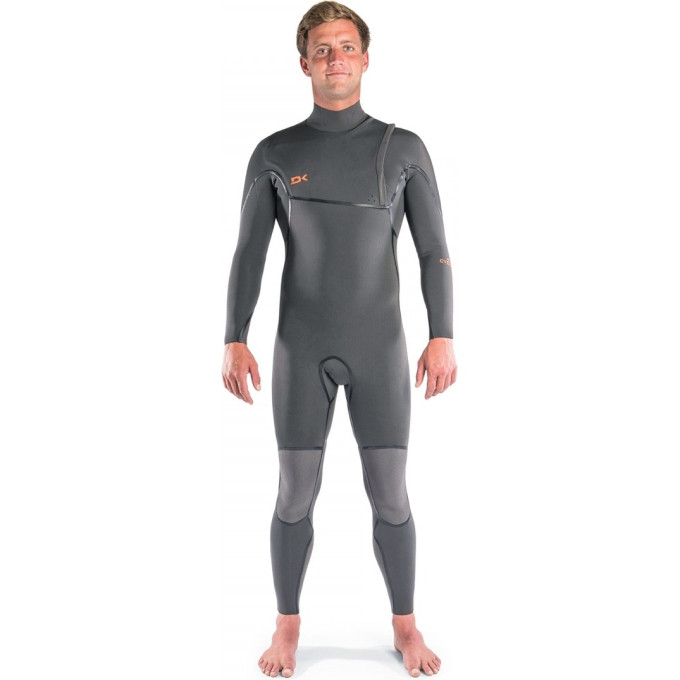 Гидрокостюм DAKINE MENS CYCLONE Z/F FULL SUIT 3/2 Graphite/Orange, размер XL DK01M32CC1 (0604565771698)
