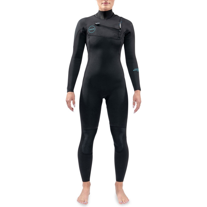 Гидрокостюм женский DAKINE WOMEN'S MISSION CHEST ZIP FULL SUIT 3/2mm Black Размер 14 DK21W32MZ (0604565436597)
