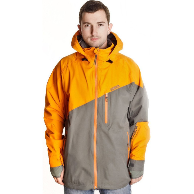 Куртка сноубордическая DAKINE 15К MENS ZONE JACKET ORANGE / GUNMETAL Размер S 8700005 (0610934737707)